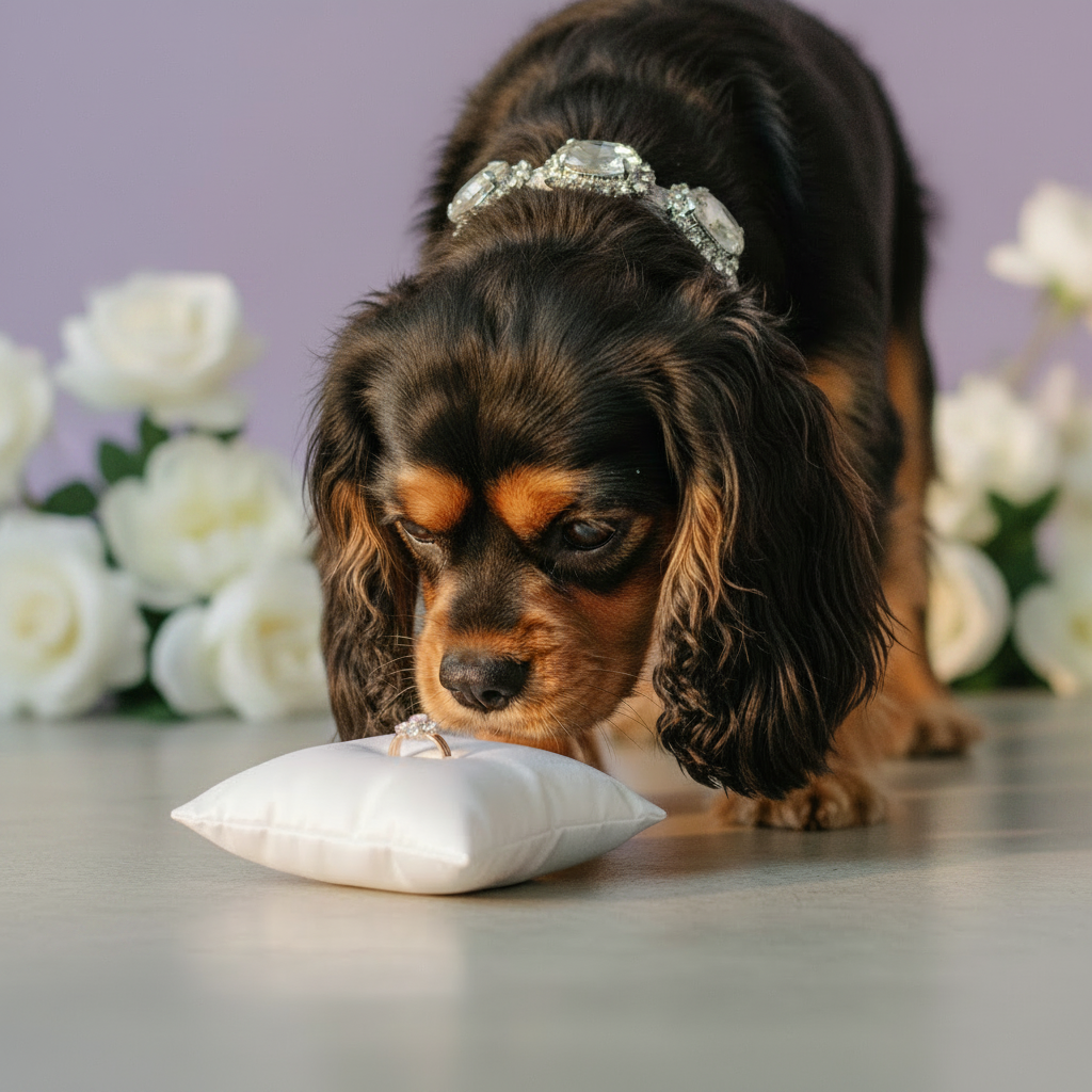 The Perfect Collar for Ring Bearer Dogs