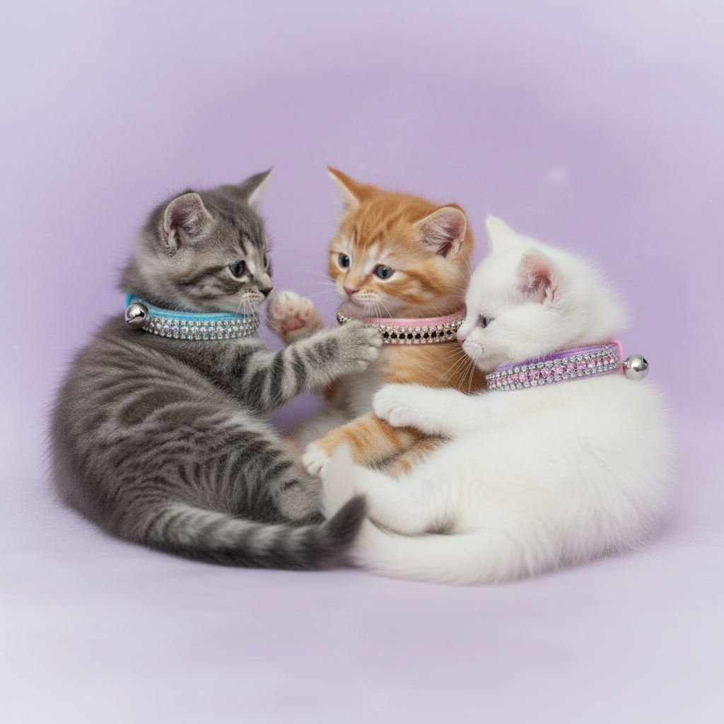 Can Kittens Wear Rhinestone Collars?