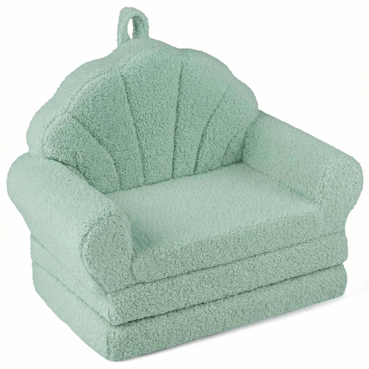 Green 2-in-1 Flip-Open Pet Sofa & Lounger