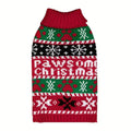 Pawsome Christmas Dog Sweater – Red & Green