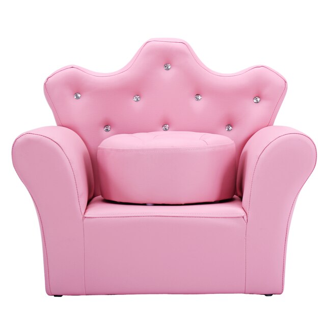 Royal Pink Pet Sofa Chair & Footstool Set
