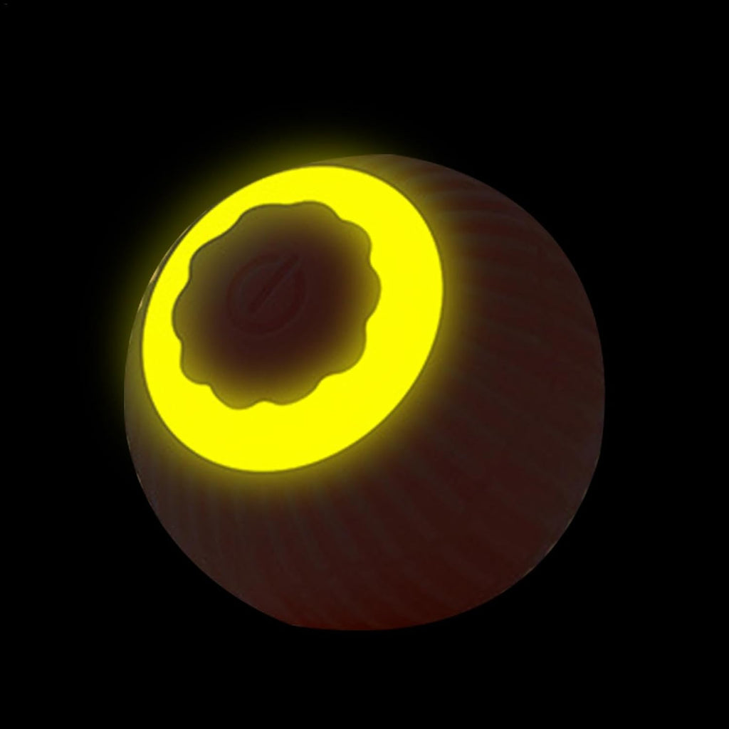 Blue Motion-Activated Rolling Pet Ball Toy