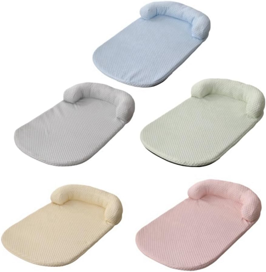 Pink Cooling Pet Mat with Headrest for Dogs & Cats