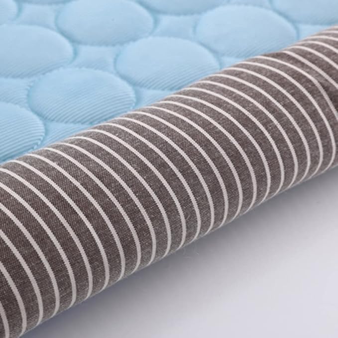 Blue Cool-Touch Quilted Pet Bed for Cats & Dogs