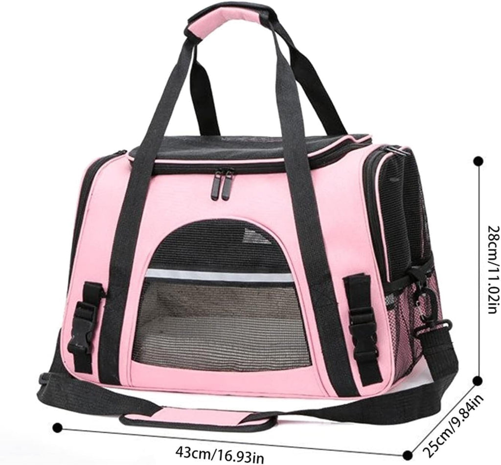 Poppy Foldable Pet Travel Carrier – Pink