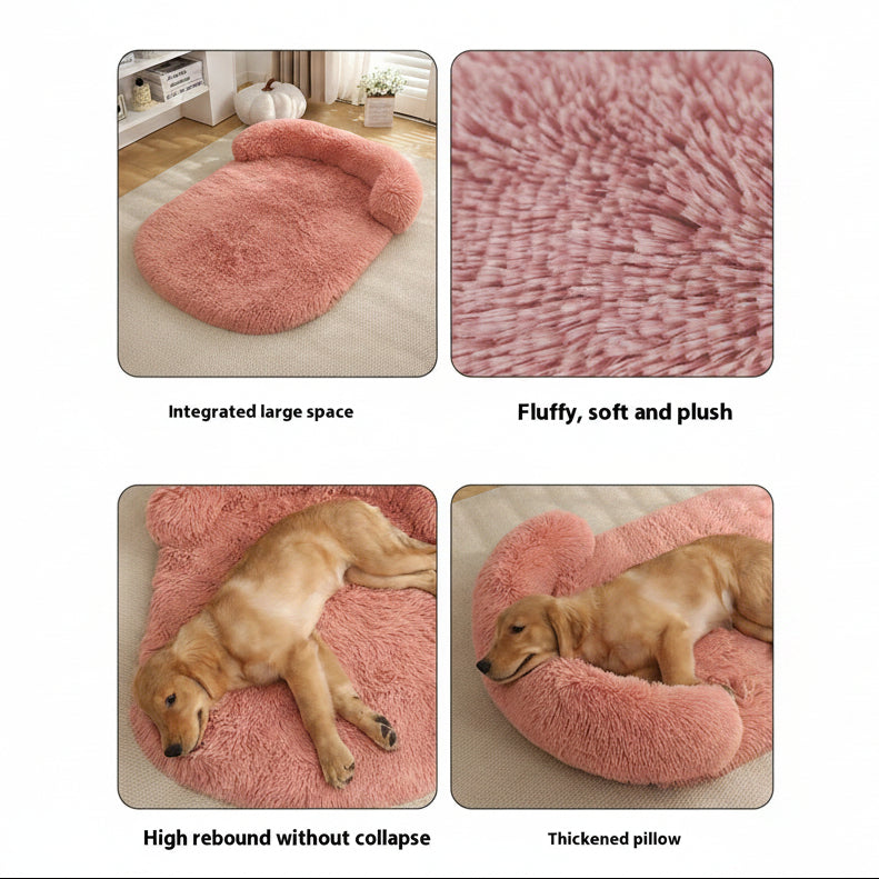 Cuddle Arc Pet Bed - Brown