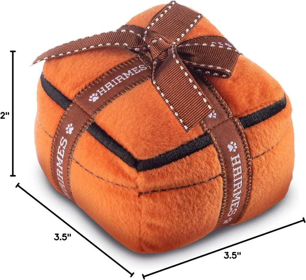 Hairmes Gift Box Plush Squeaky Dog Toy