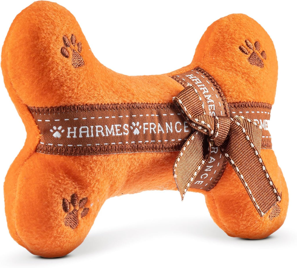 Hairmes Bone Plush Squeaky Dog Toy
