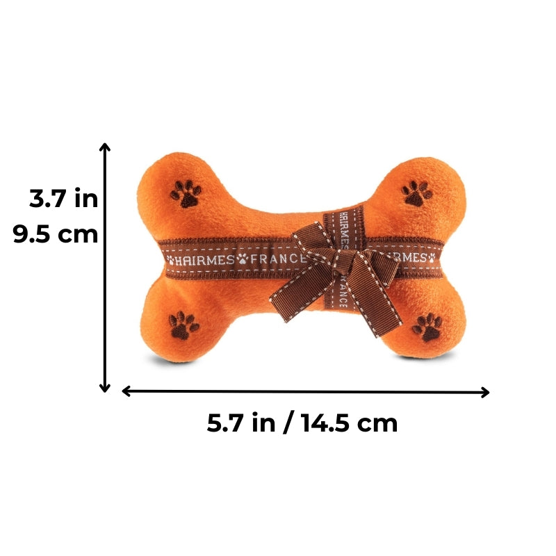 Hairmes Bone Plush Squeaky Dog Toy