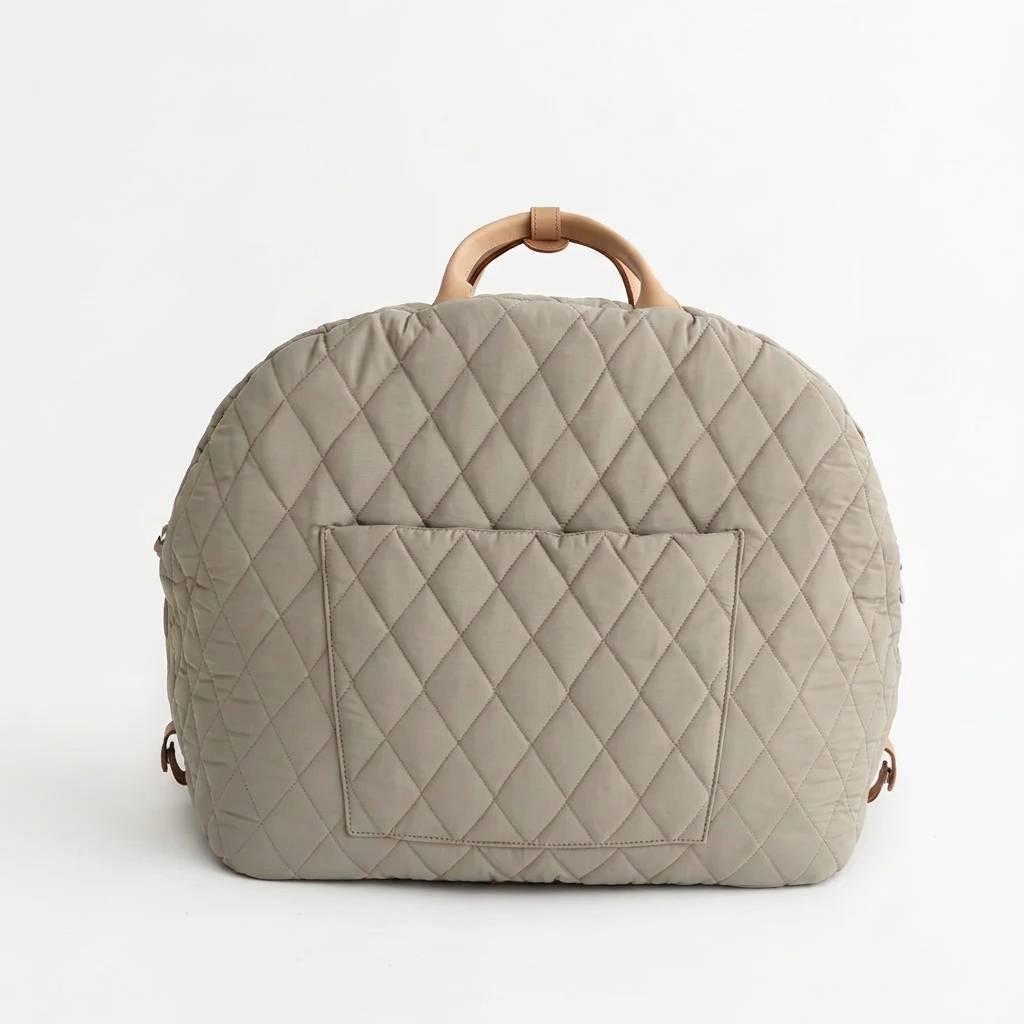 Back view in light warm grey