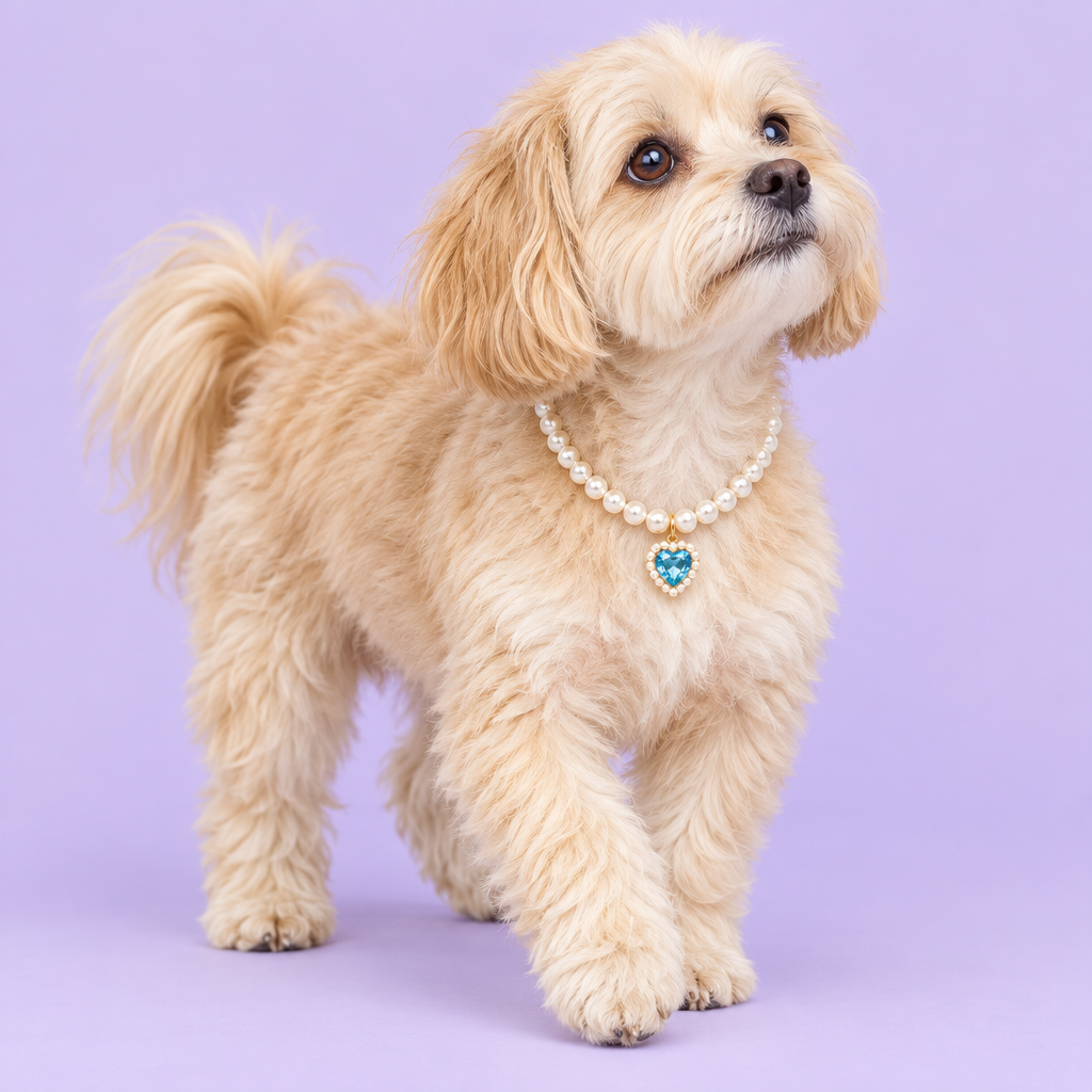 Biscuit-colored Maltese mix