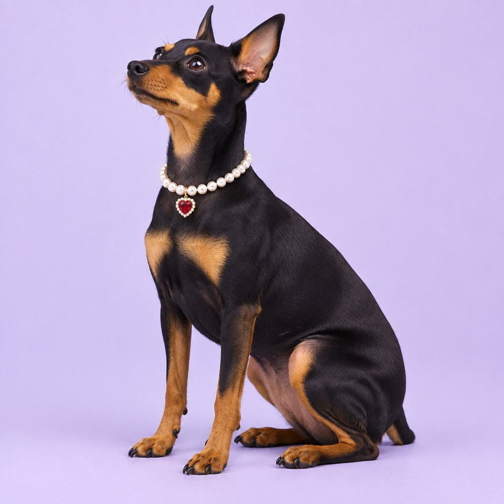Black-and-tan Miniature Pinscher