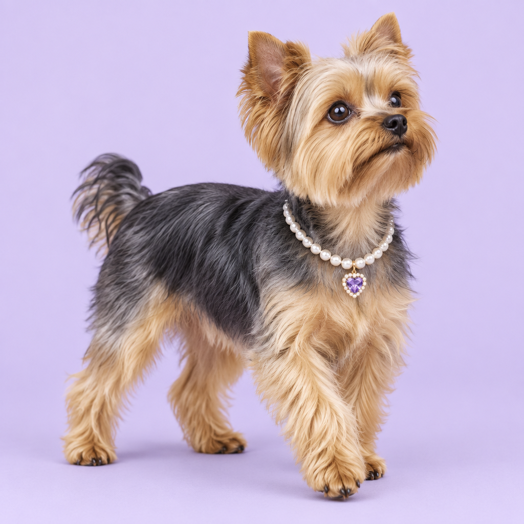 Blue-and-tan Yorkshire Terrier