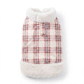 Pink Plaid Faux-Fur Trim Vest for Dogs & Cats