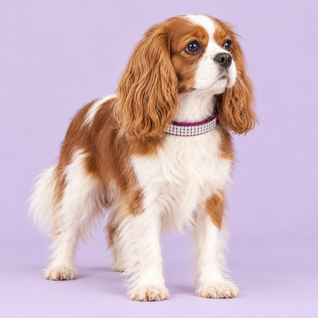 Cavalier King Charles Spaniel looking naturally off-camera