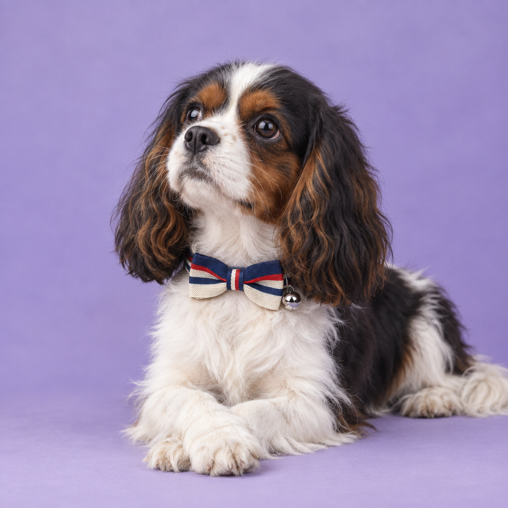 Cavalier King Charles Spaniel lying down