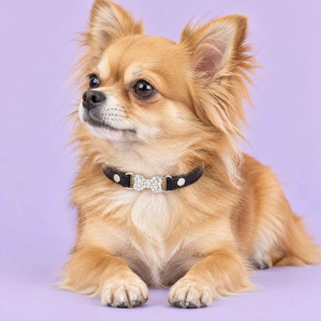 Chihuahua with black collar