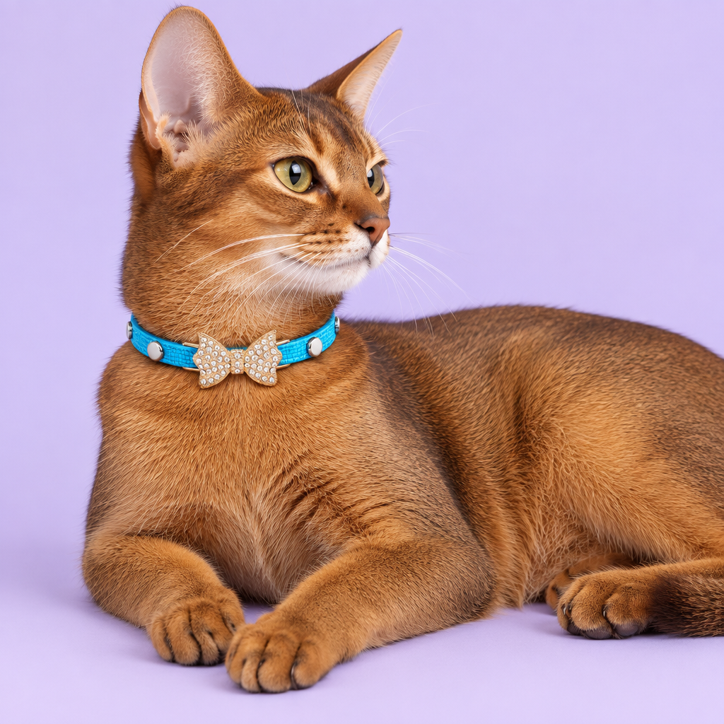 Cinnamon Abyssinian reclining