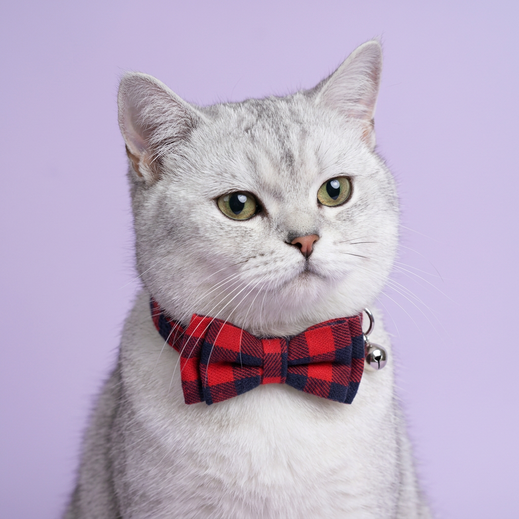 Close British Shorthair portrait with a gentle head tilt