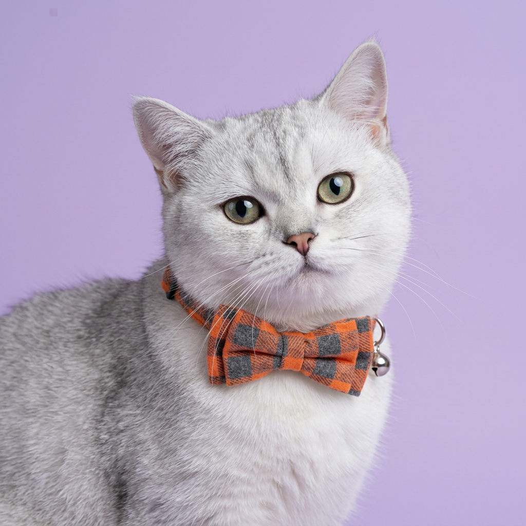 Close British Shorthair portrait with a gentle head tilt