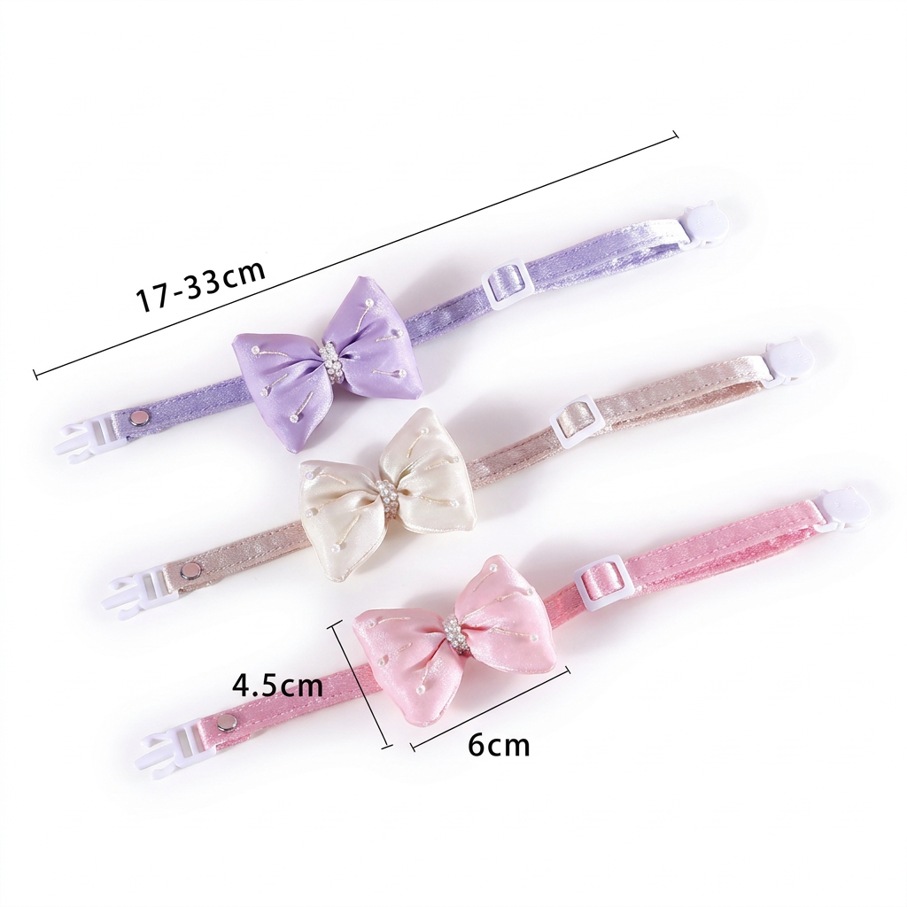 Collars on a white background with the top text removed and measurements retained