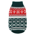 Green Fair Isle Knit Sweater for Dogs & Cats