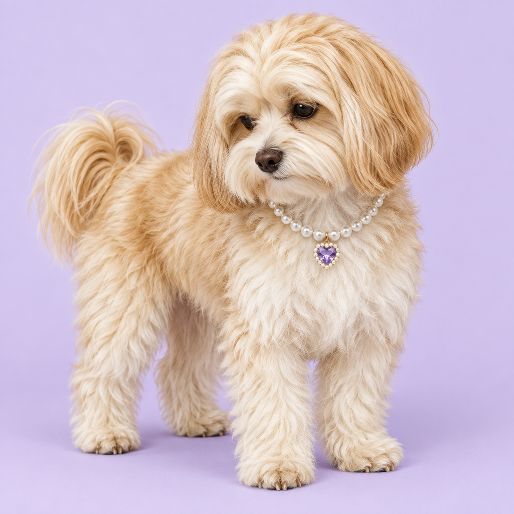 Cream-and-gold Havanese