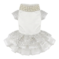 Dress exterior with a pure white background
