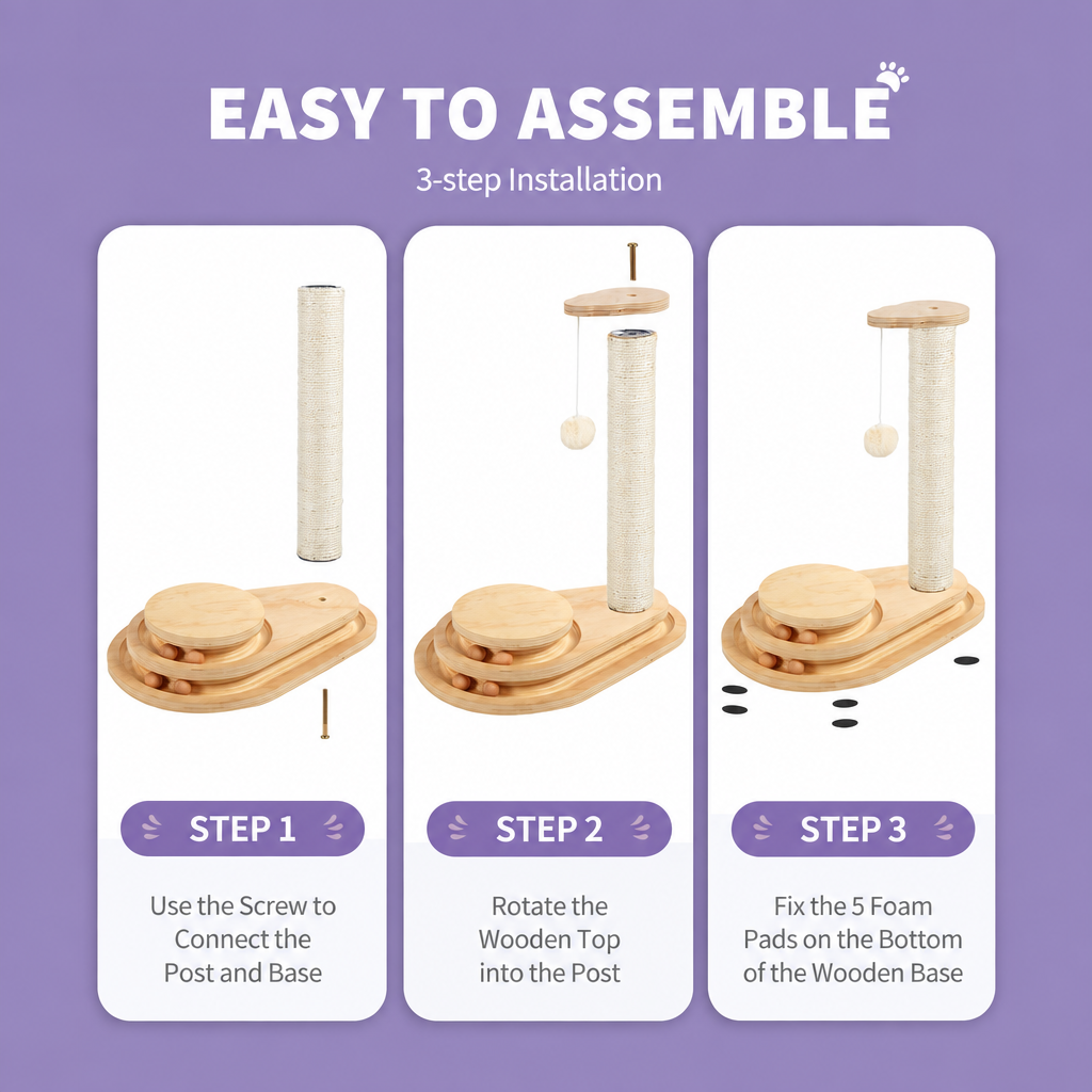 Easy to Assemble graphic, square