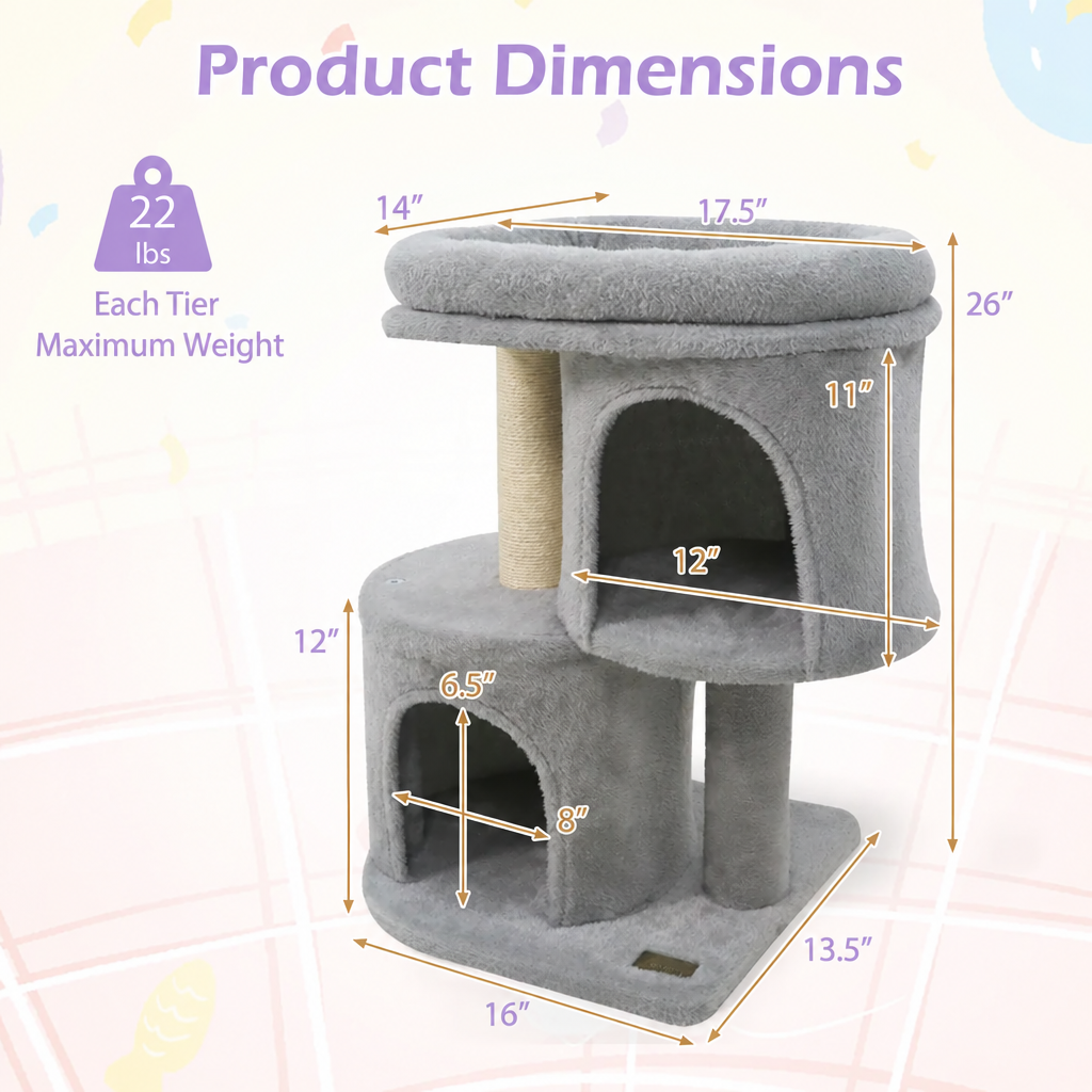 Edited product dimensions graphic