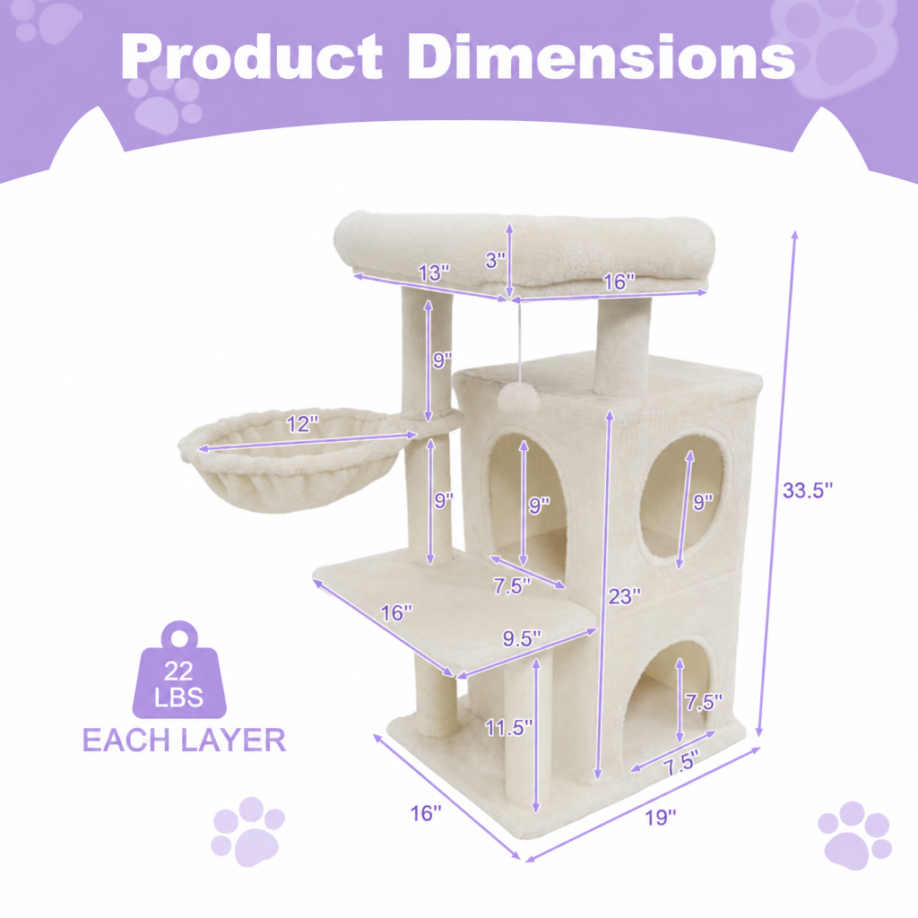 Edited product dimensions graphic