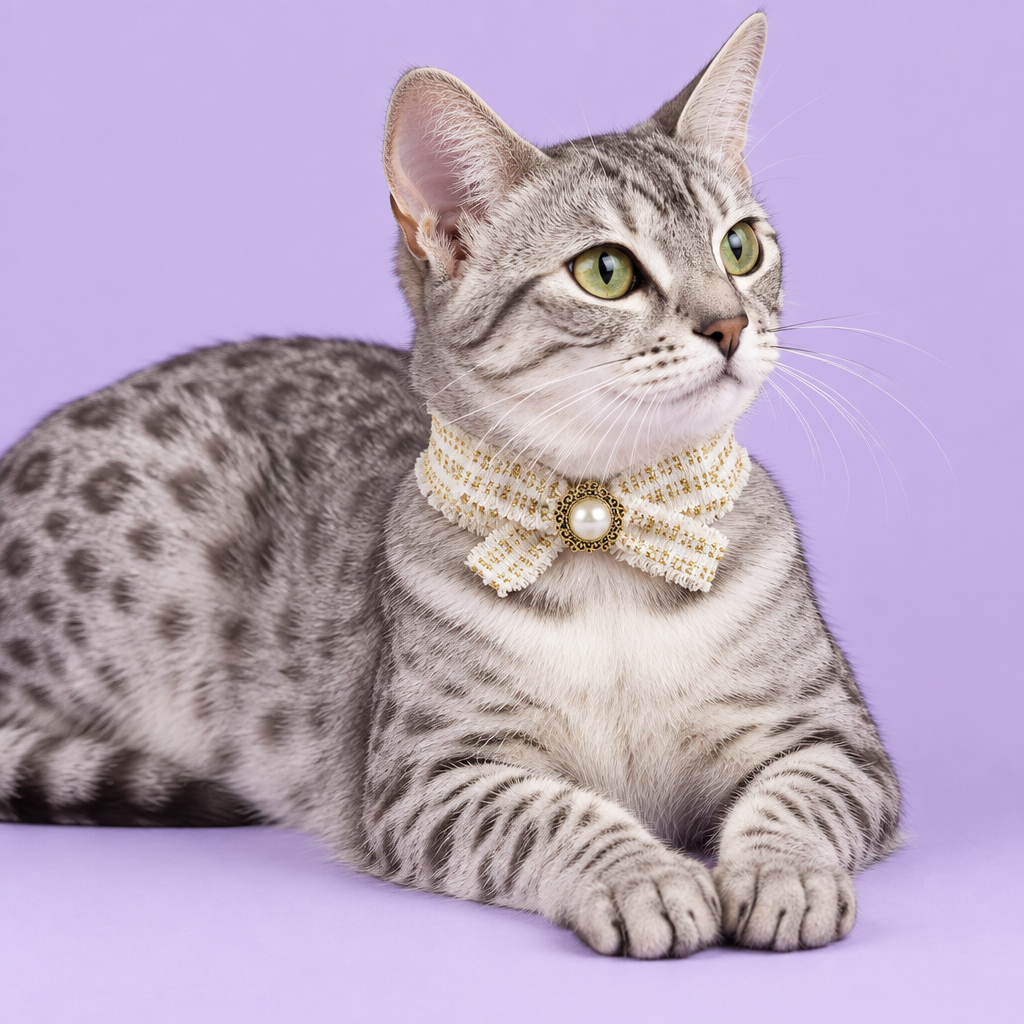 Egyptian Mau reclining