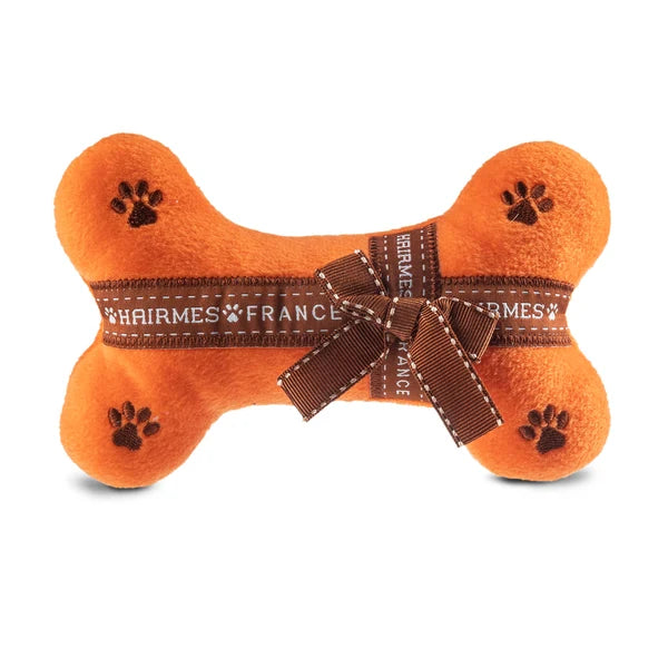 Hairmes Bone Plush Squeaky Dog Toy