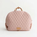 Front view in blush pink on white