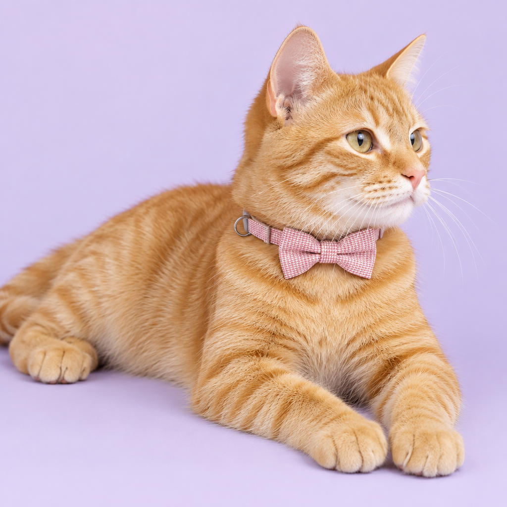 Ginger tabby lounging
