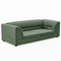 Green couch matched to the first couch’s size, position, and orientation
