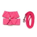 Pink Rhinestone Bow Dog Harness & Leash Set