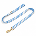 Light blue triangle full-length leash