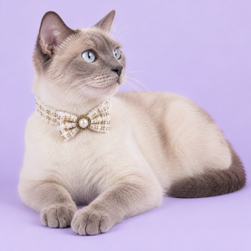 Lilac-point Siamese reclining