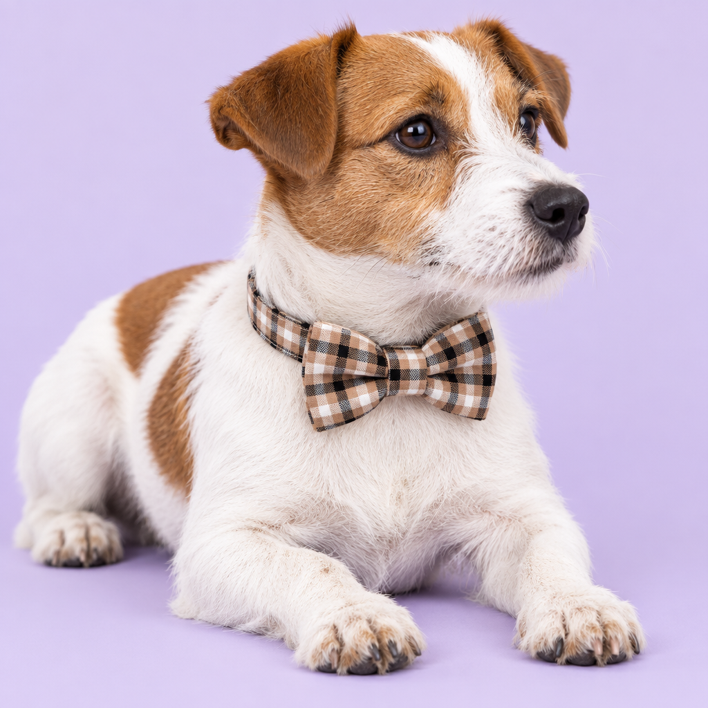 Lounging Jack Russell terrier