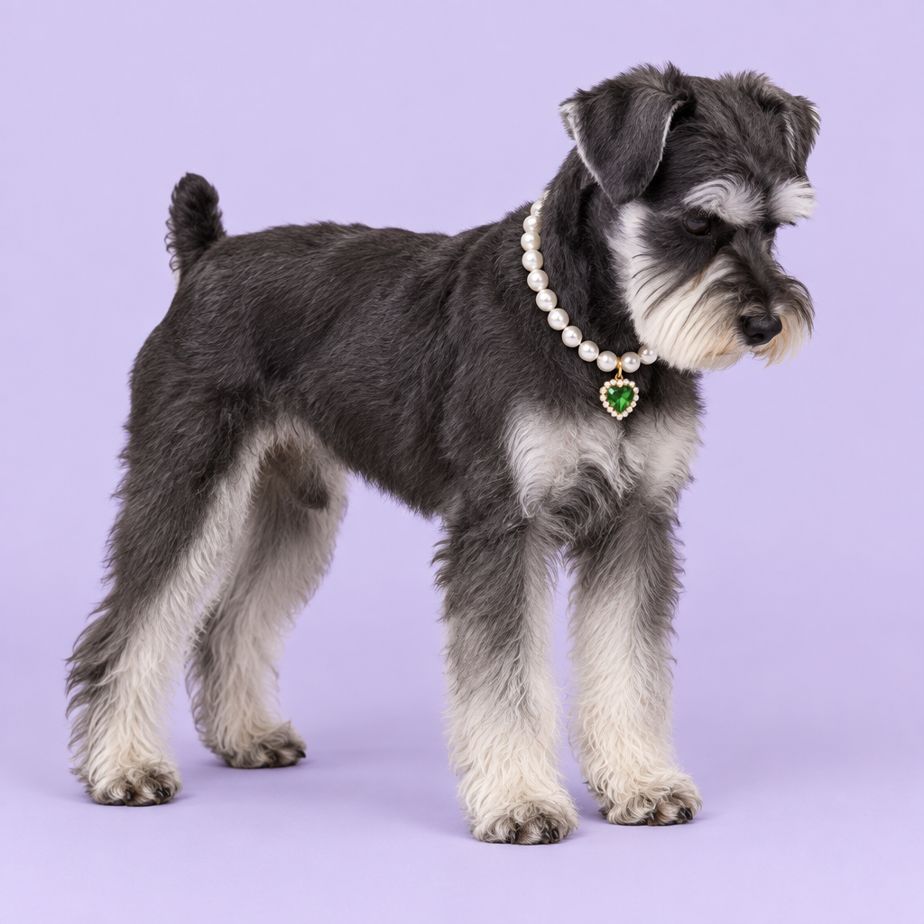 Miniature Schnauzer standing