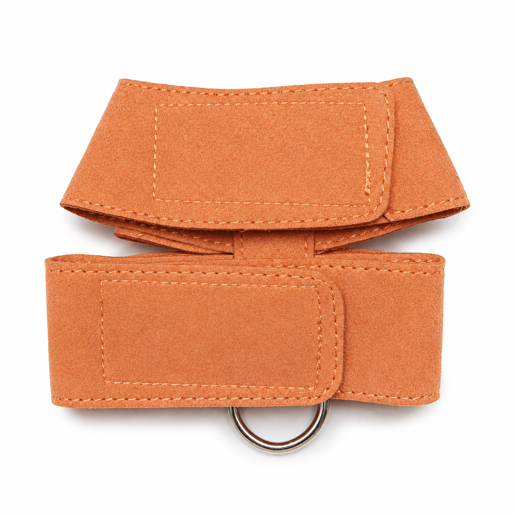 Orange harness back view