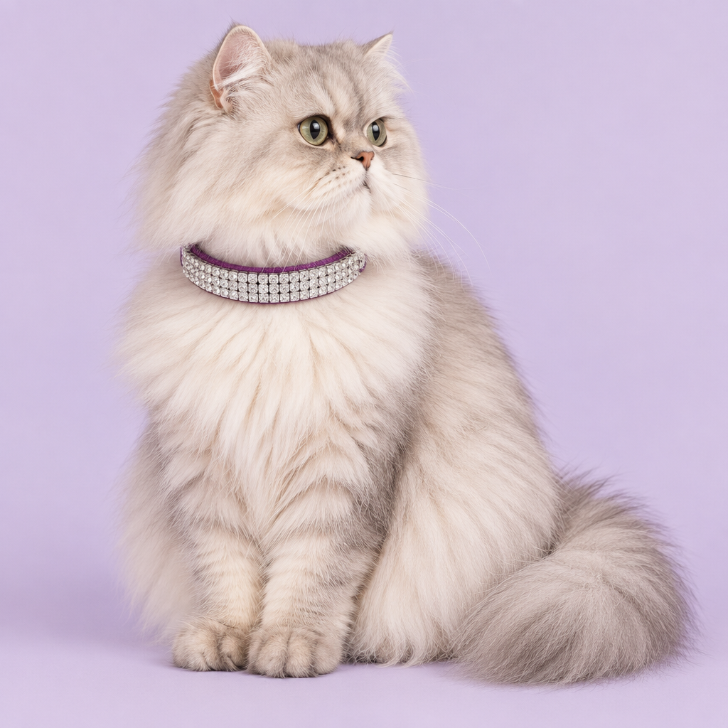Persian cat in a relaxed three-quarter pose