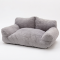 Pet couch on a clean white background, square format