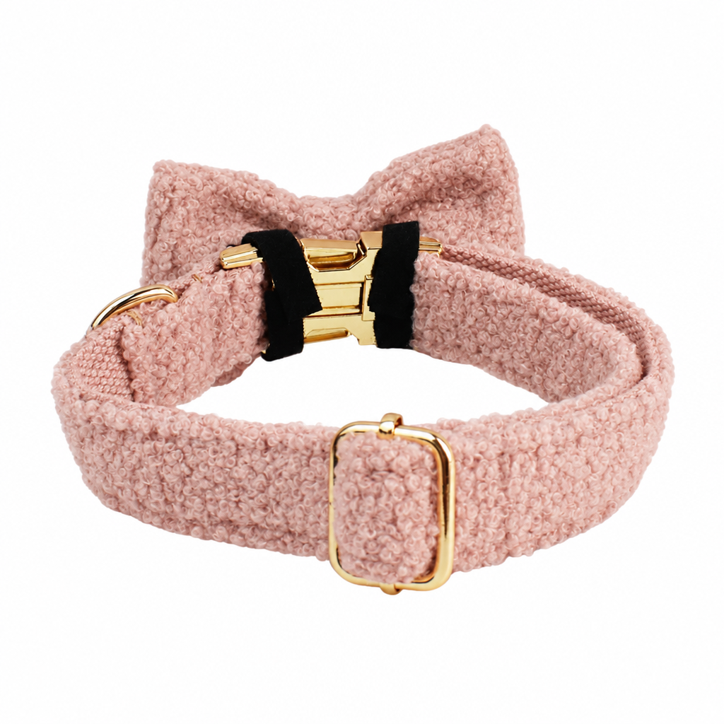Pink collar rear view