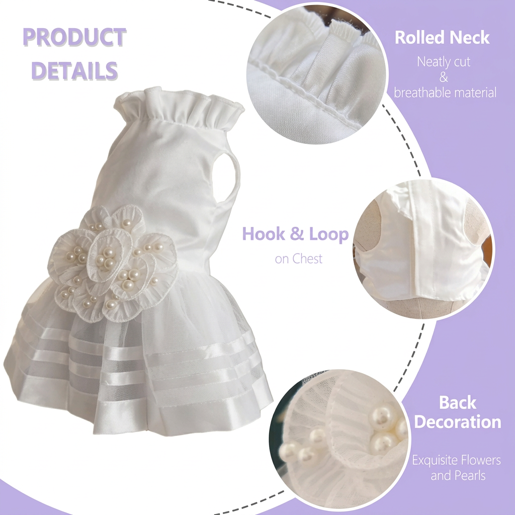 Product details graphic with pink accents changed to light lavender
