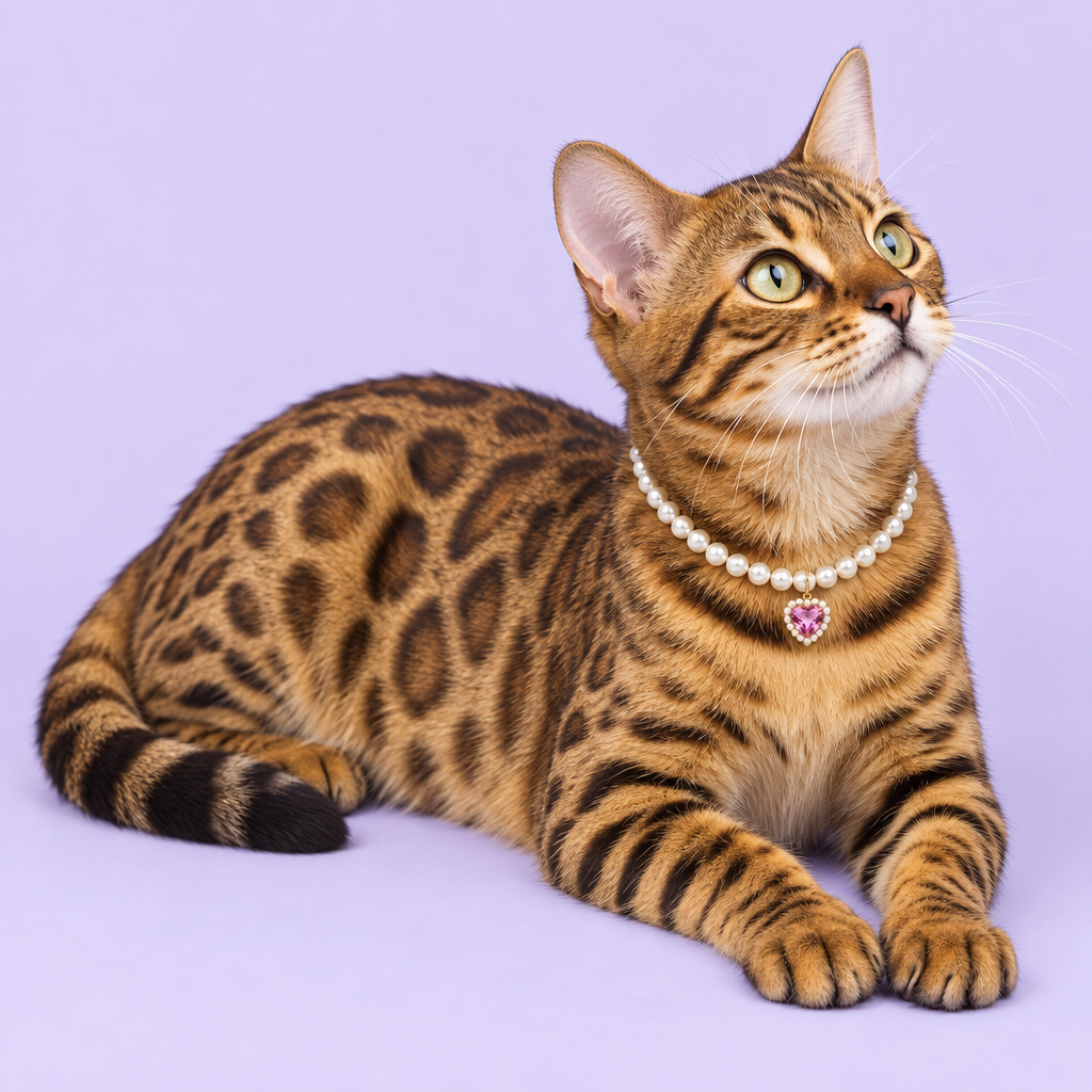 Rosetted Bengal cat