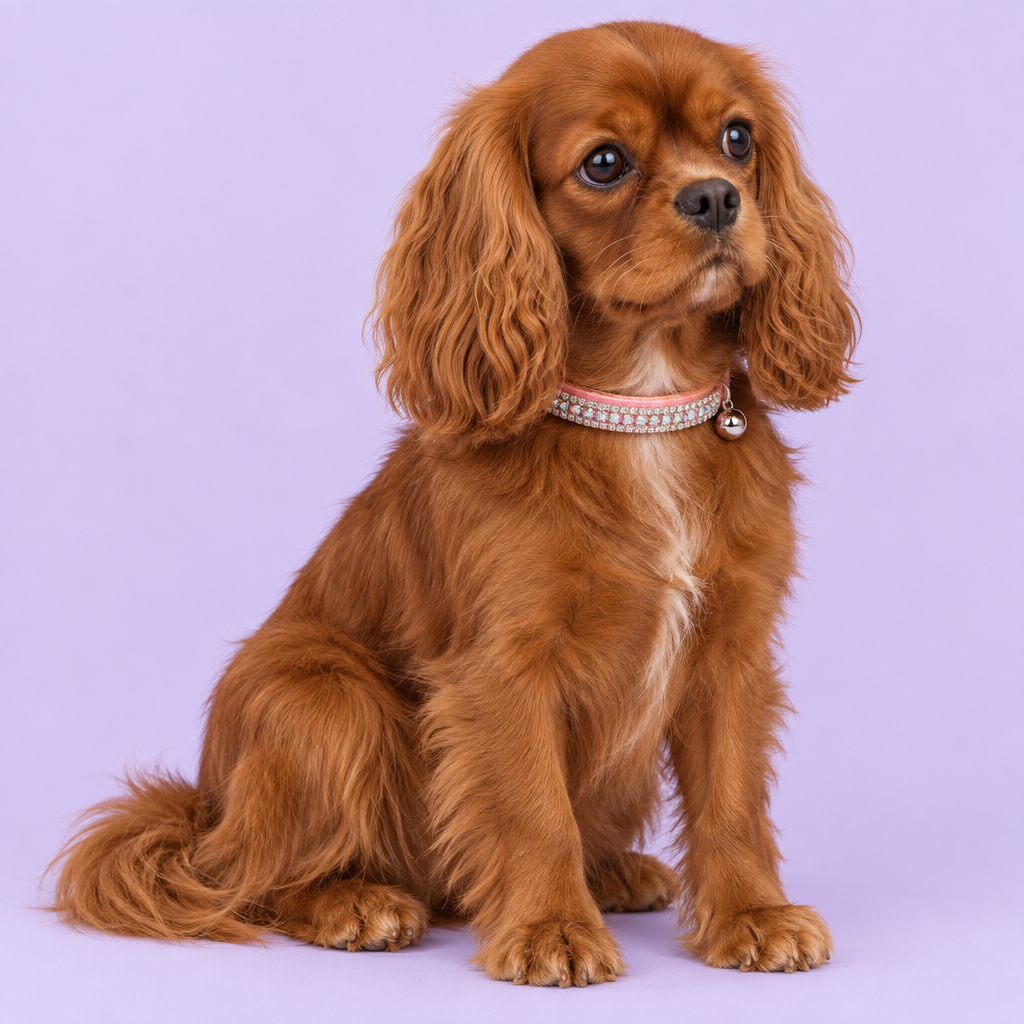 Ruby Cavalier sitting