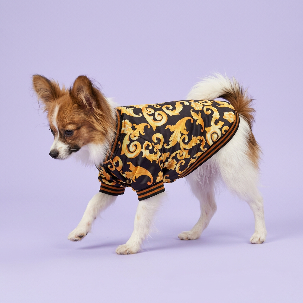 Sable Papillon gently stepping in the baroque top