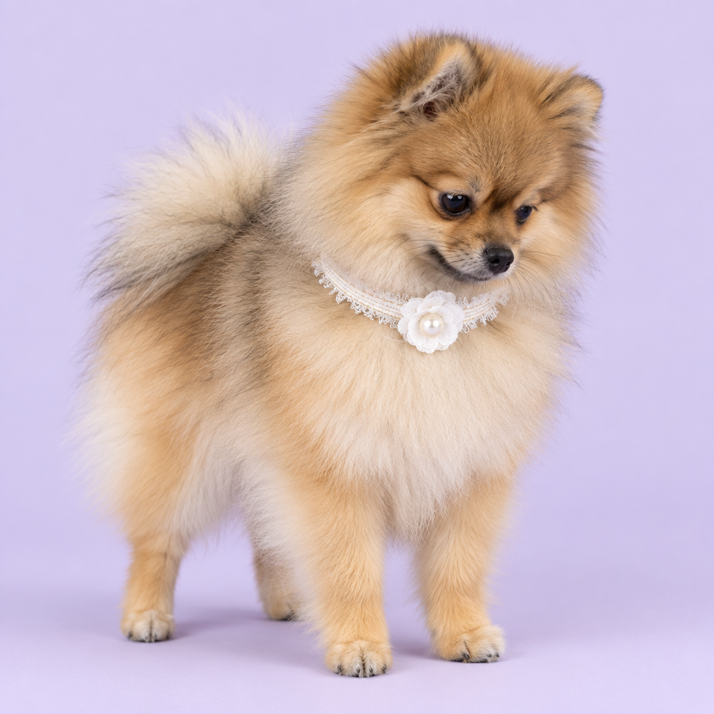 Sable Pomeranian standing
